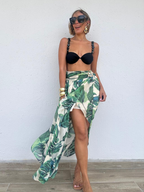 Tropic Sway High-Low Skirt
