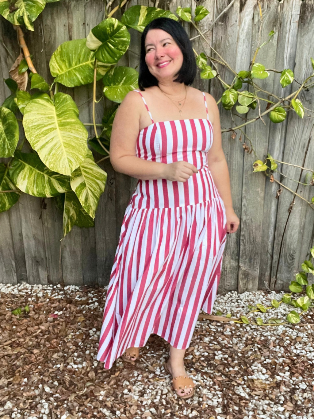 Stripe Me Darling Crop Top and Skirt Set