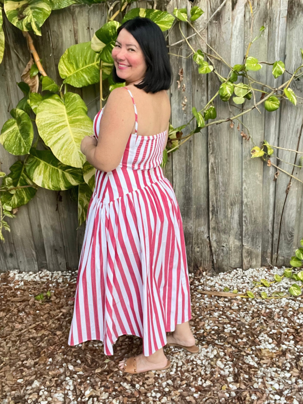 Stripe Me Darling Crop Top and Skirt Set