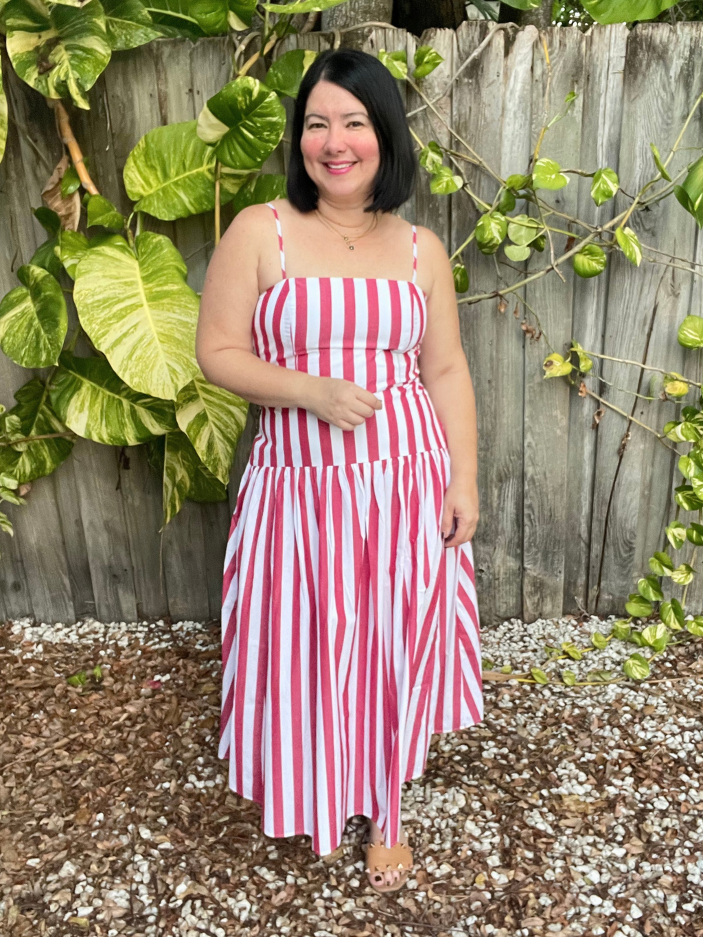 Stripe Me Darling Crop Top and Skirt Set