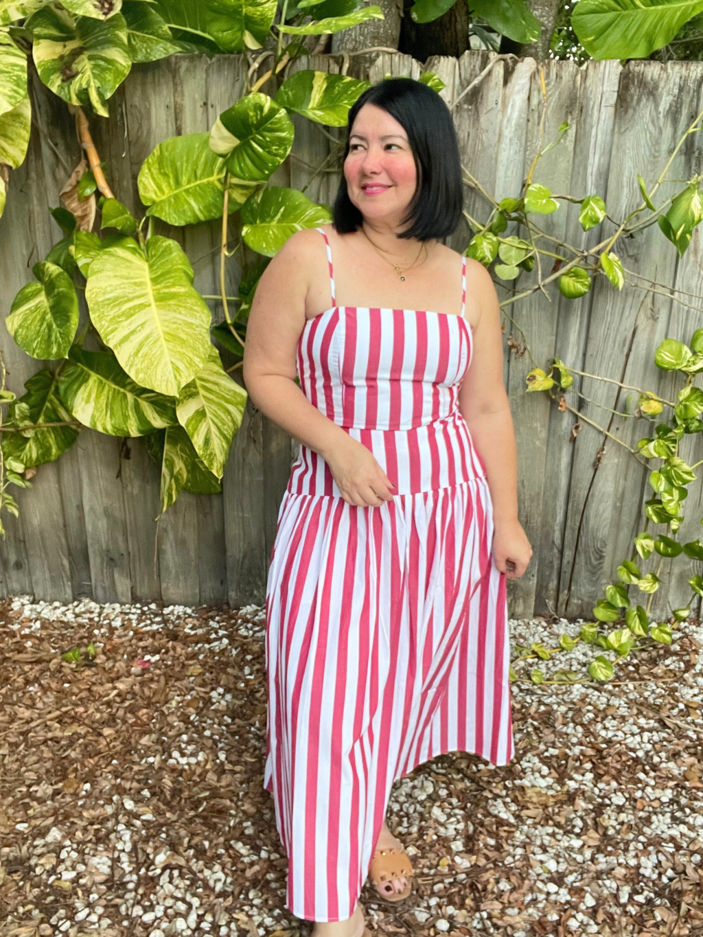 Stripe Me Darling Crop Top and Skirt Set