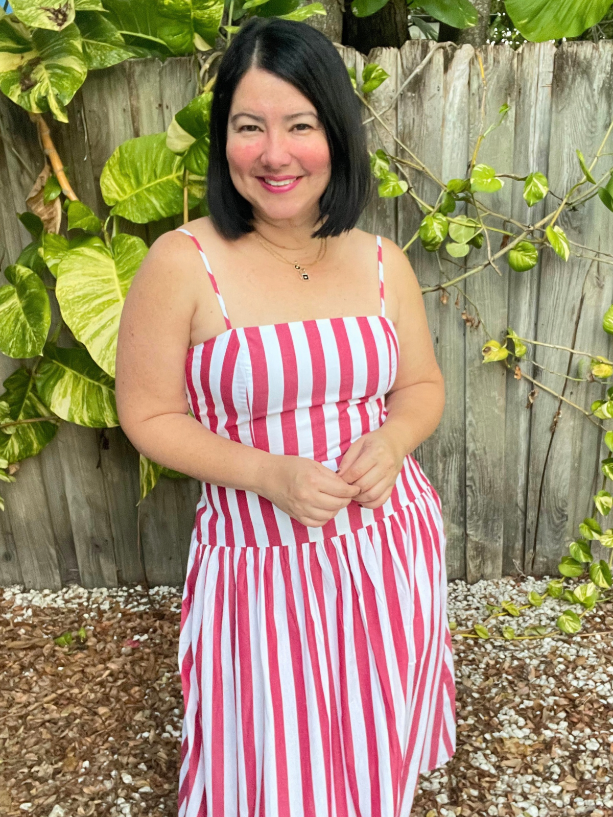 Stripe Me Darling Crop Top and Skirt Set