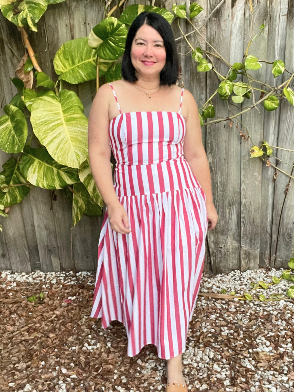 Stripe Me Darling Crop Top and Skirt Set