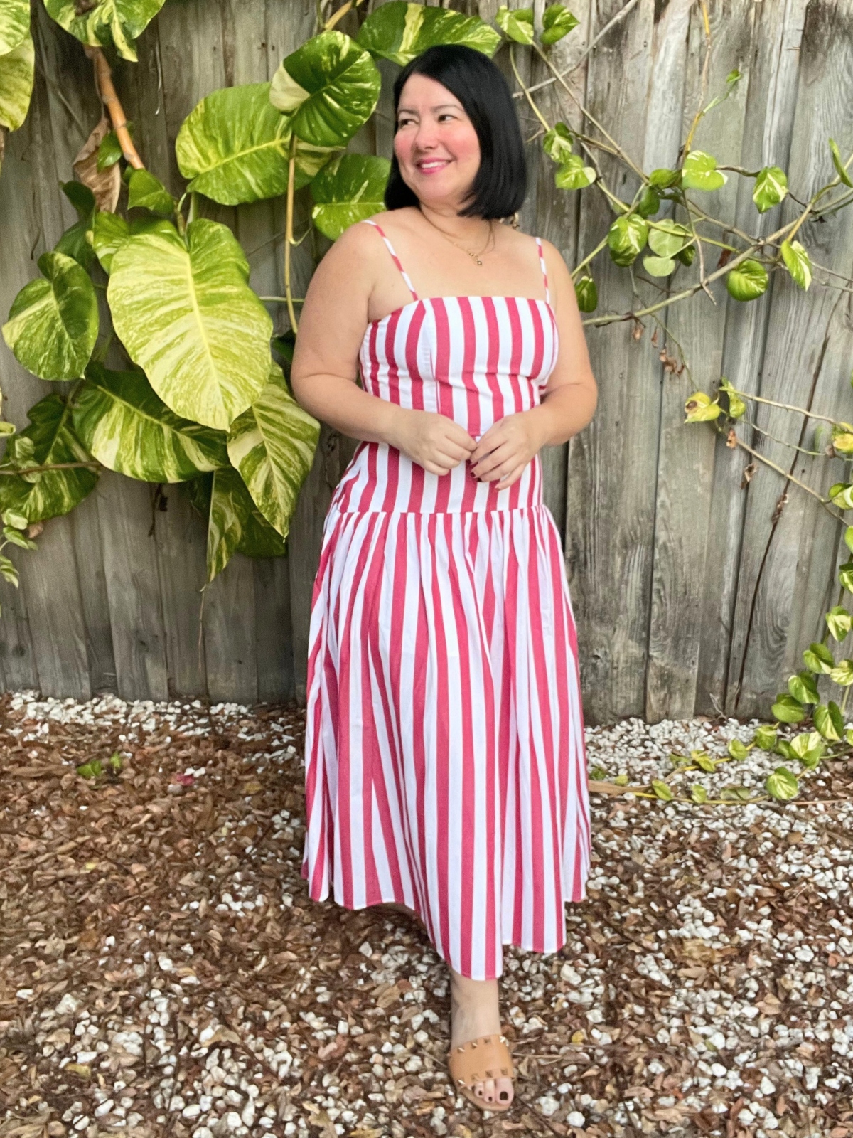 Stripe Me Darling Crop Top and Skirt Set