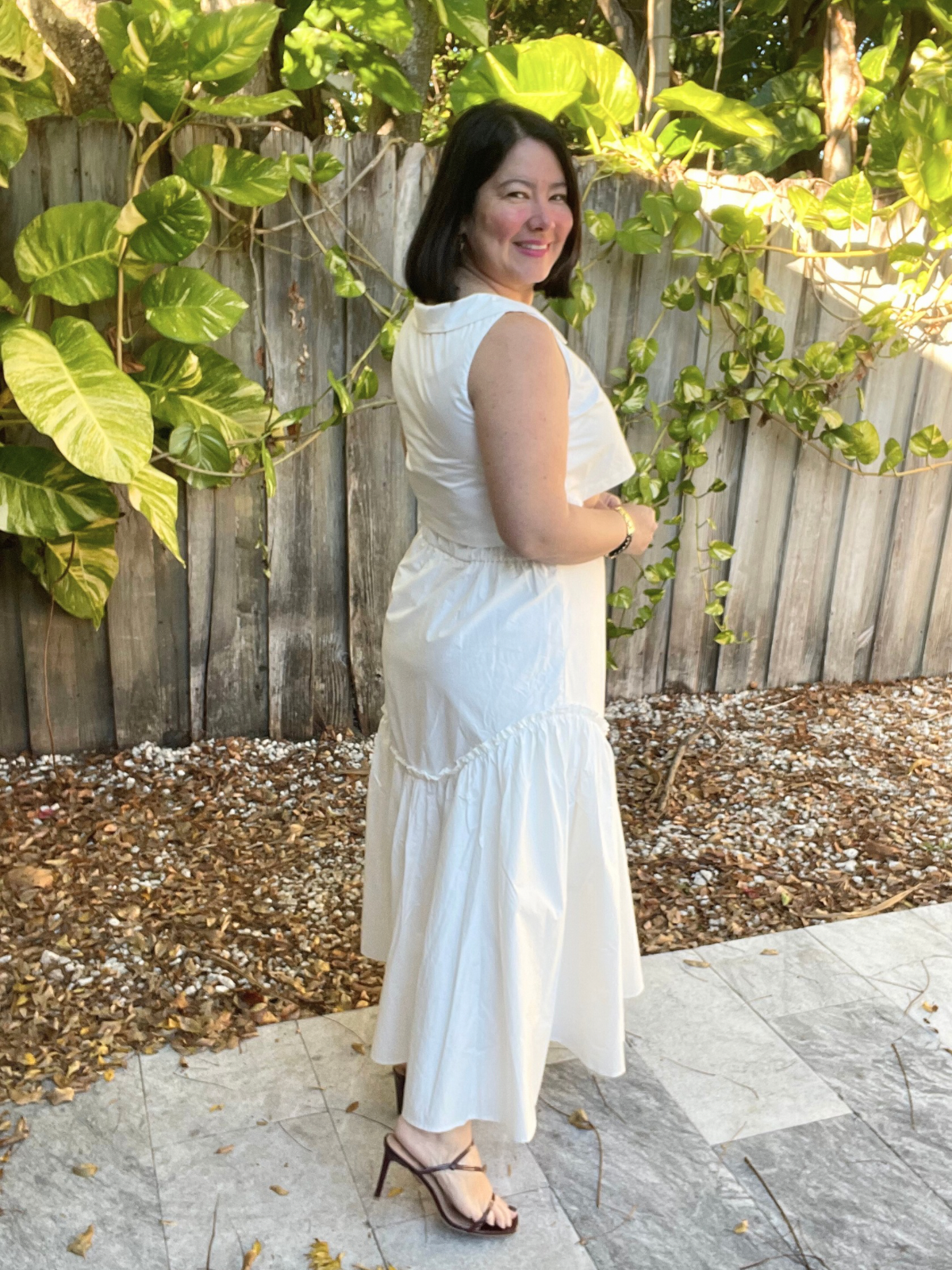 The Prestige Edit Poplin Crop Top and Skirt Set