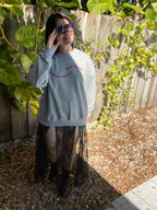 Comfort With Purpose Graphic Fleece Sweatshirt