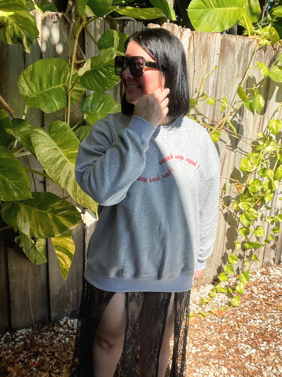 Comfort With Purpose Graphic Fleece Sweatshirt