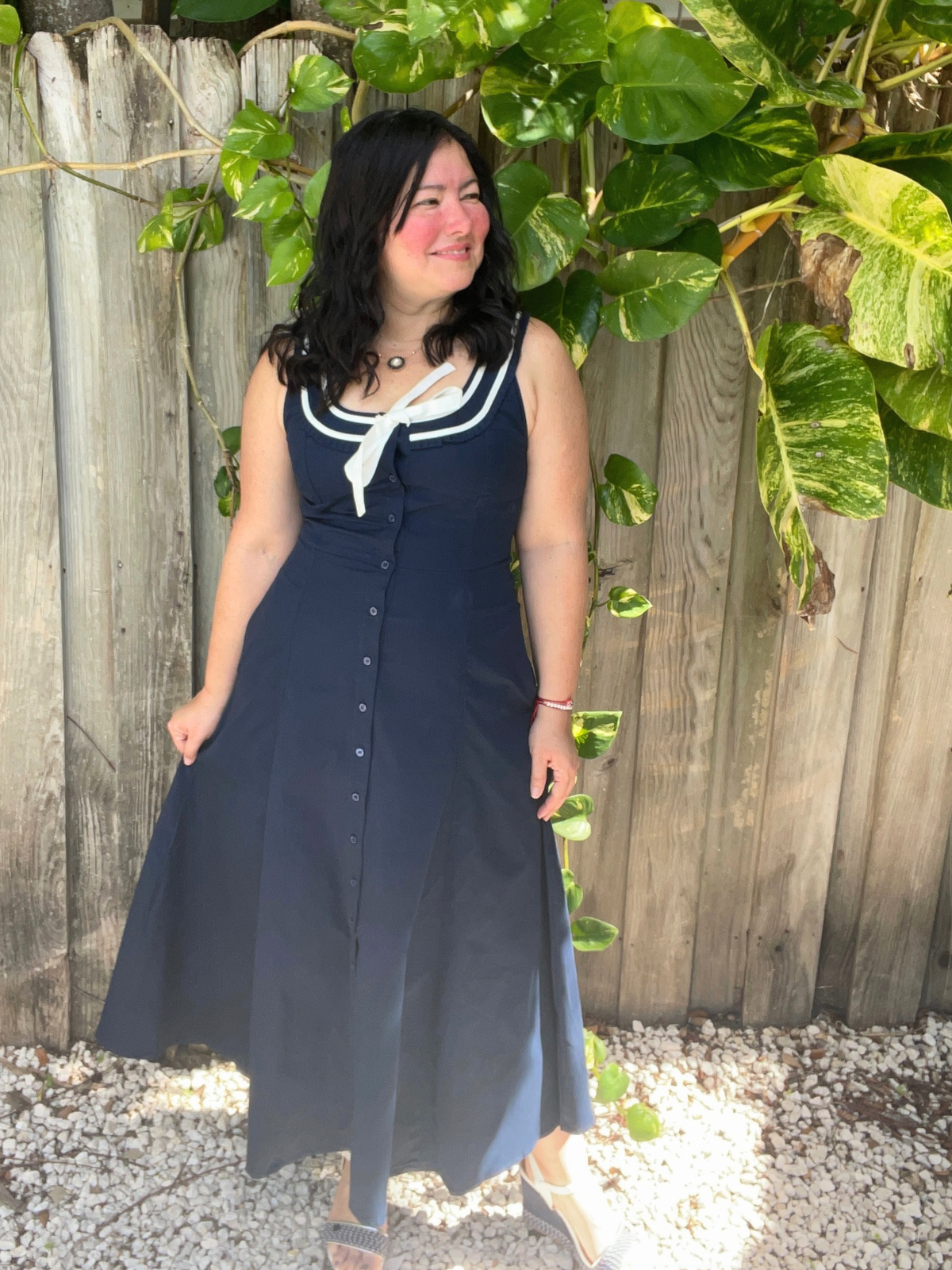 The Yacht Club Bow Midi Dress