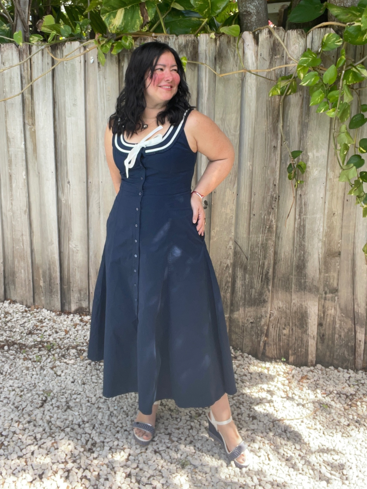 The Yacht Club Bow Midi Dress