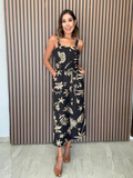 Coconut Kiss Square Neck Wide Leg Jumpsuit