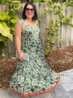 Bound by Contrast Maxi Dress
