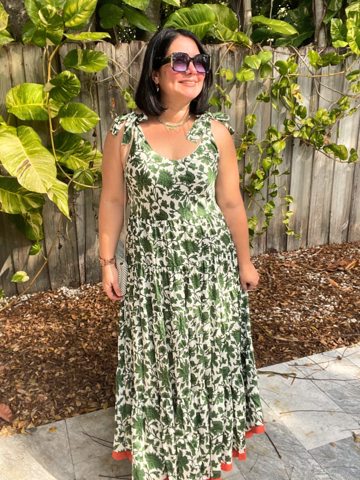 Bound by Contrast Maxi Dress