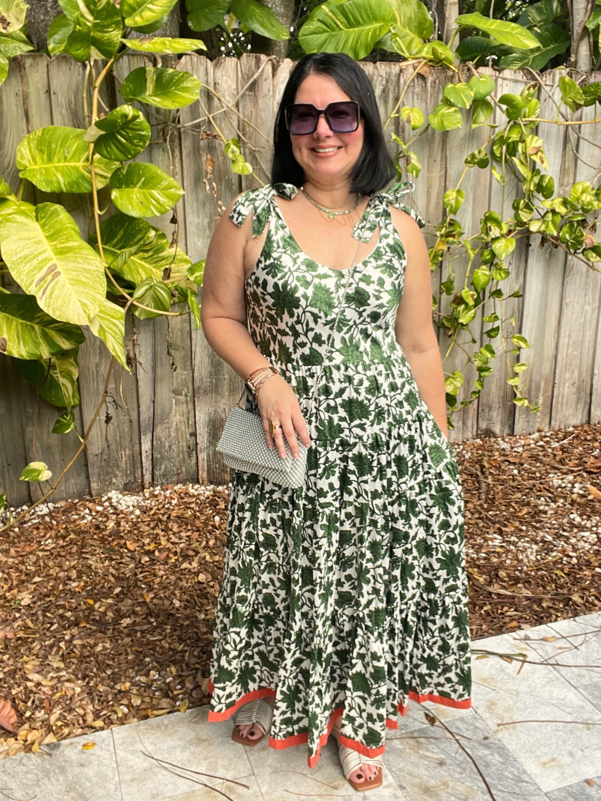 Bound by Contrast Maxi Dress