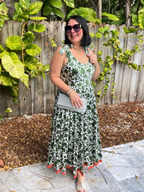 Bound by Contrast Maxi Dress