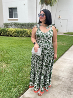 Bound by Contrast Maxi Dress