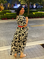Written in Contrast Maxi Dress
