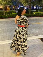 Written in Contrast Maxi Dress