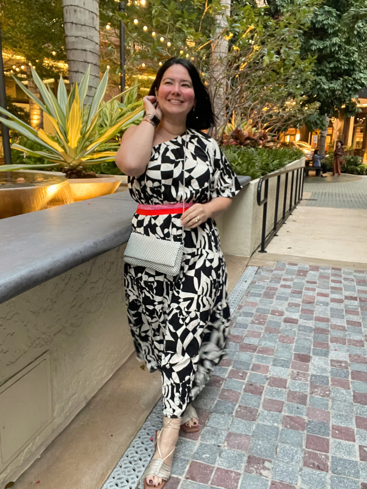 Written in Contrast Maxi Dress