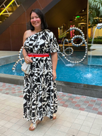 Written in Contrast Maxi Dress