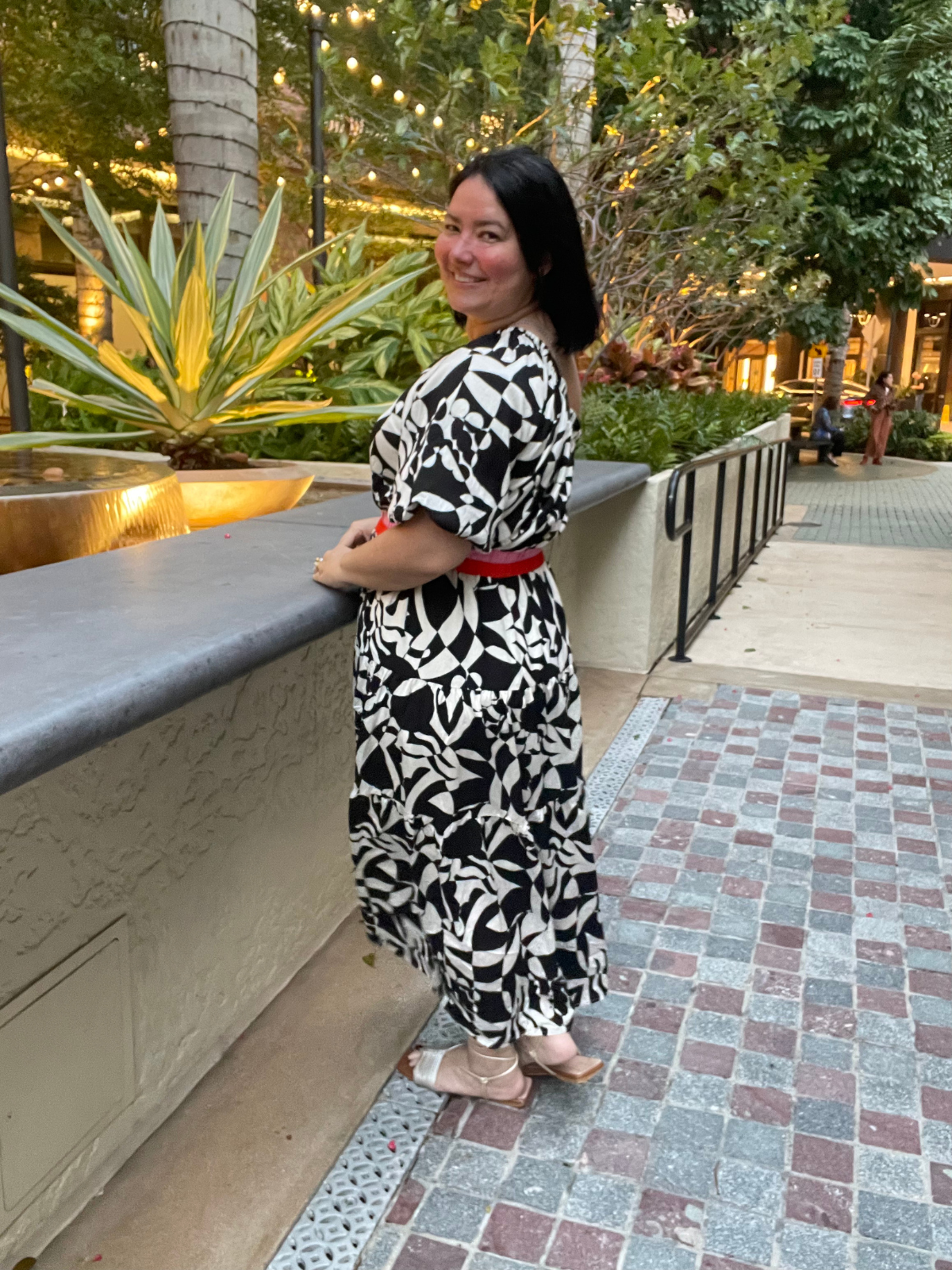 Written in Contrast Maxi Dress