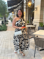 Written in Contrast Maxi Dress
