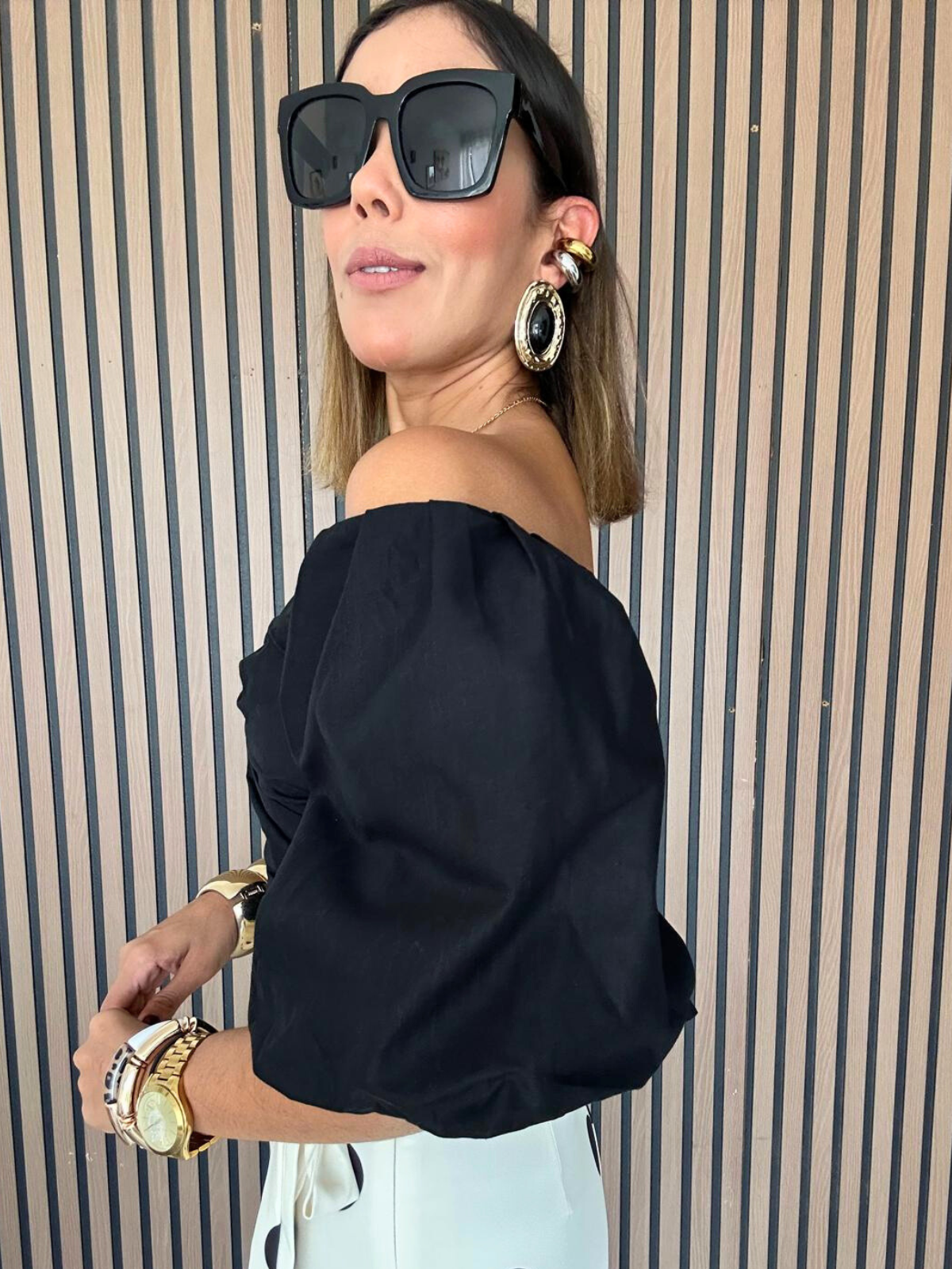 The Soft Focus Puff Sleeve Top