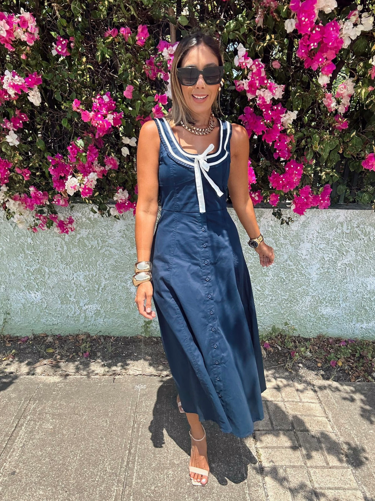 The Yacht Club Bow Midi Dress