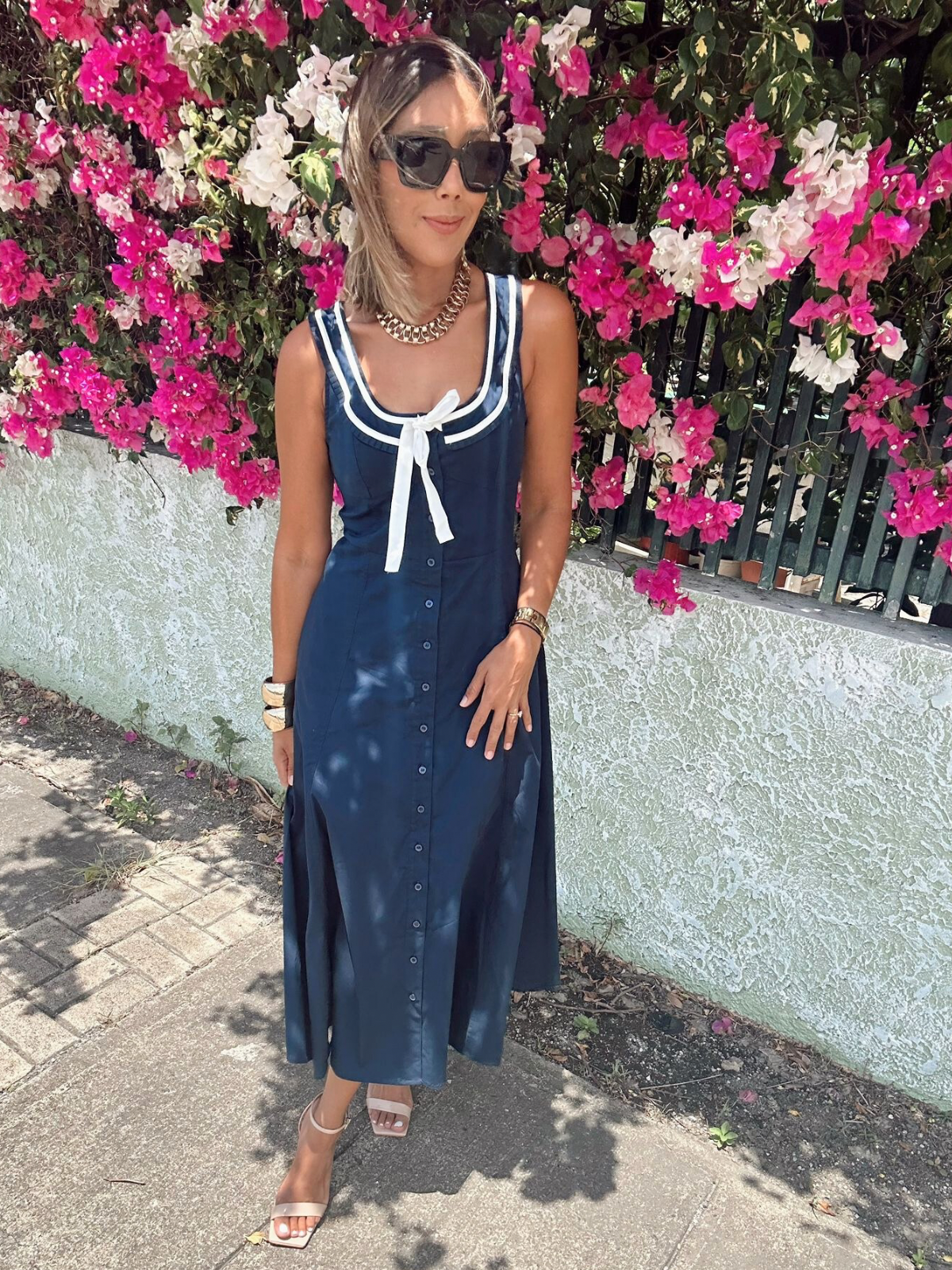 The Yacht Club Bow Midi Dress