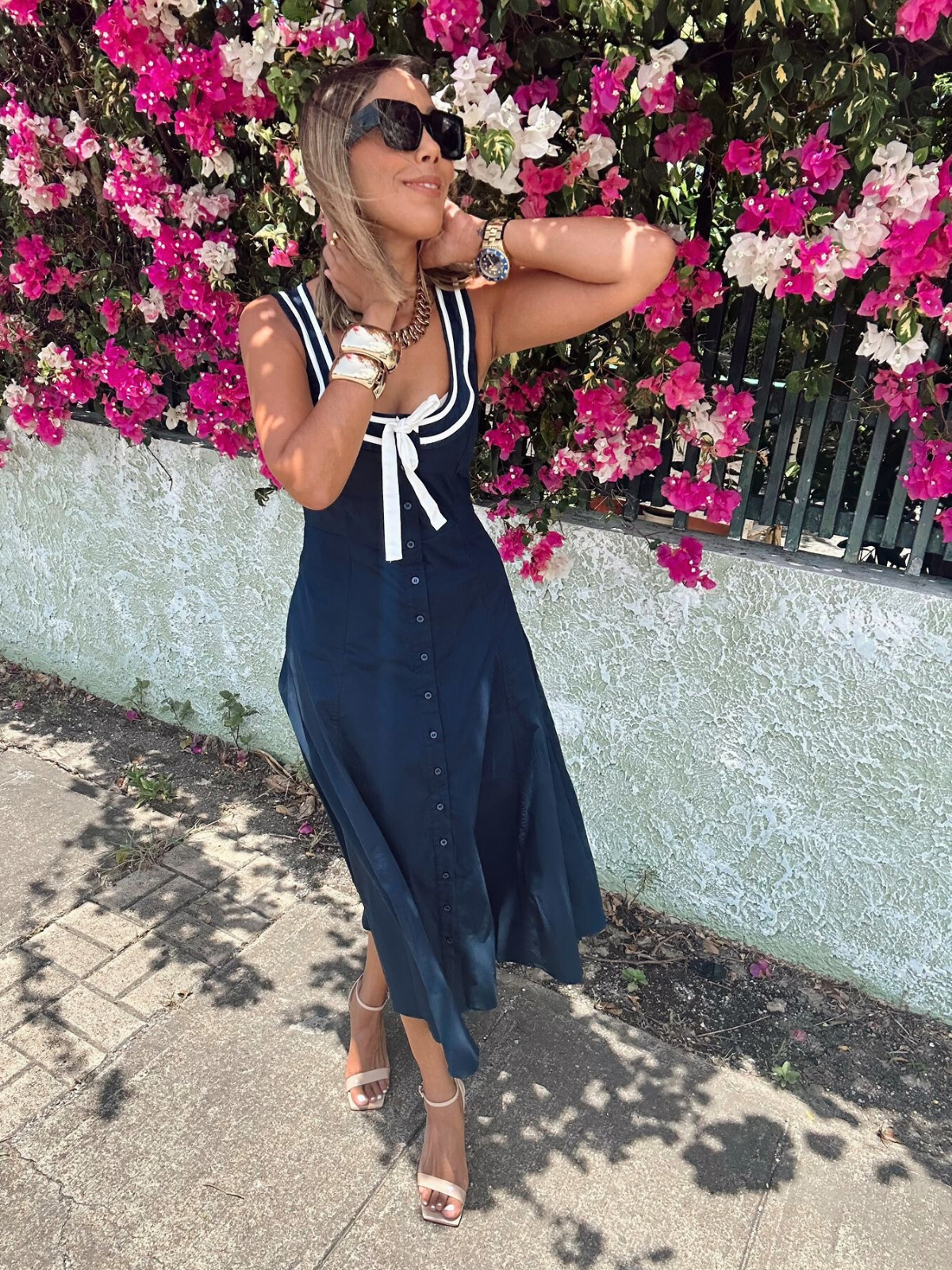 The Yacht Club Bow Midi Dress