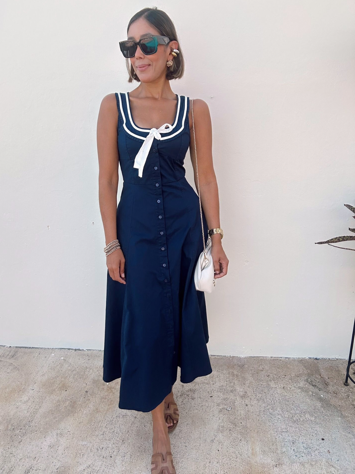 The Yacht Club Bow Midi Dress