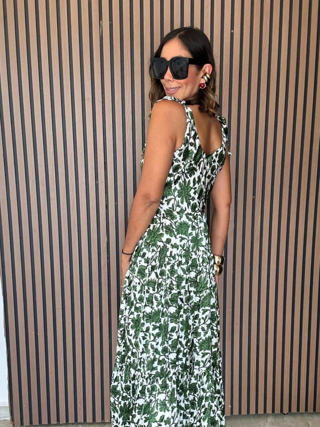 Bound by Contrast Maxi Dress