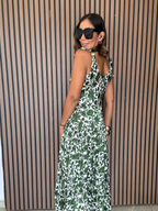 Bound by Contrast Maxi Dress