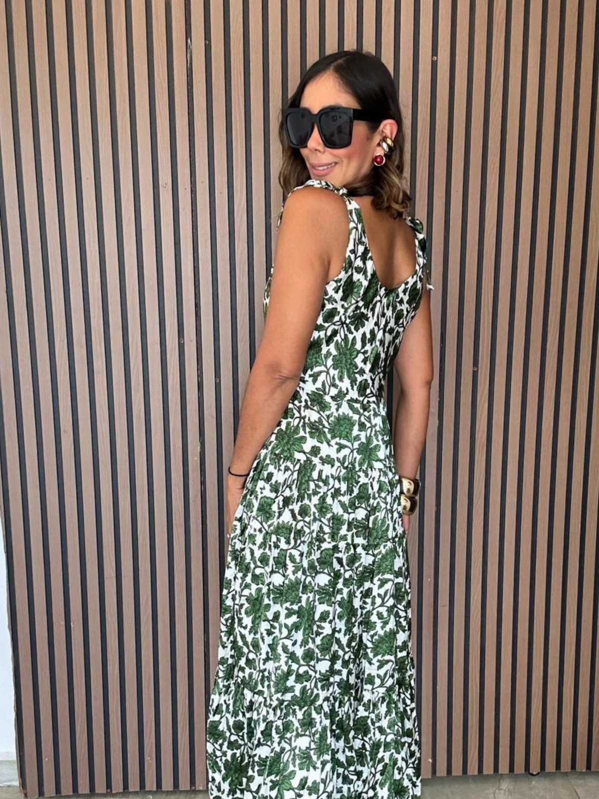 Bound by Contrast Maxi Dress