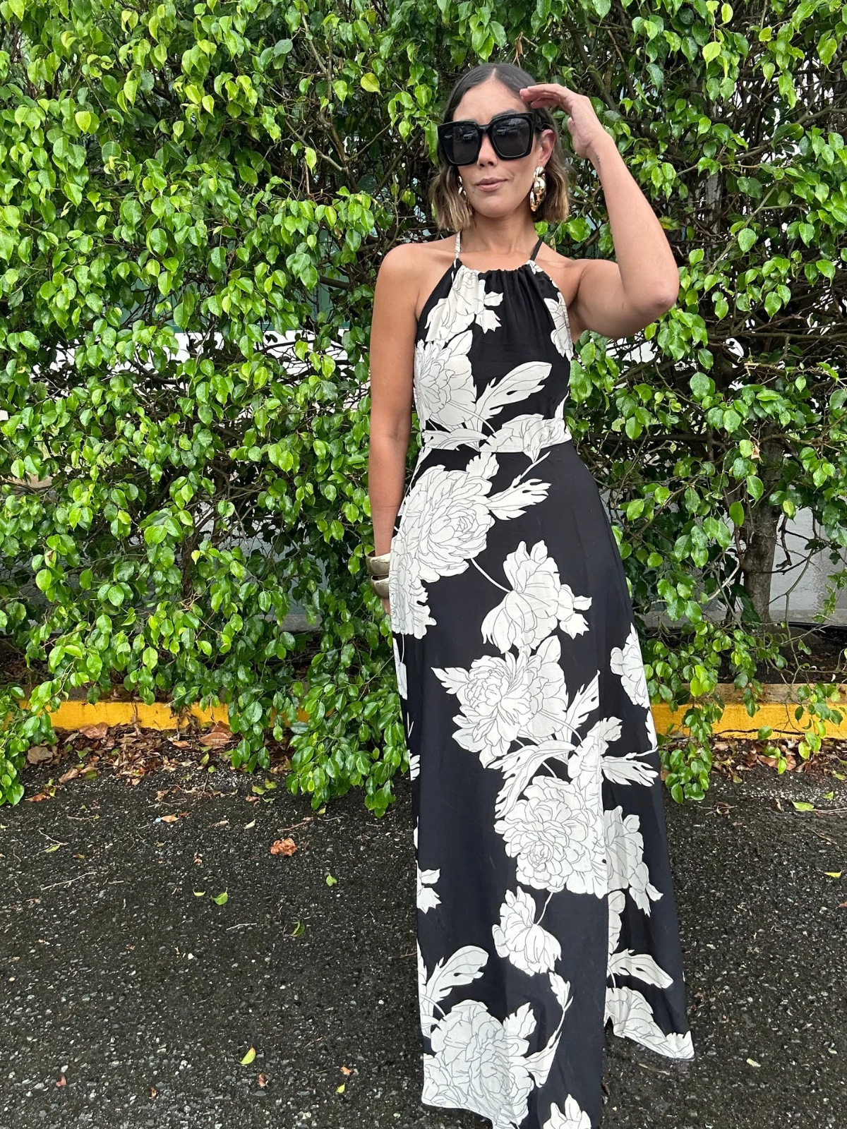 Opaline Flow Halter Maxi