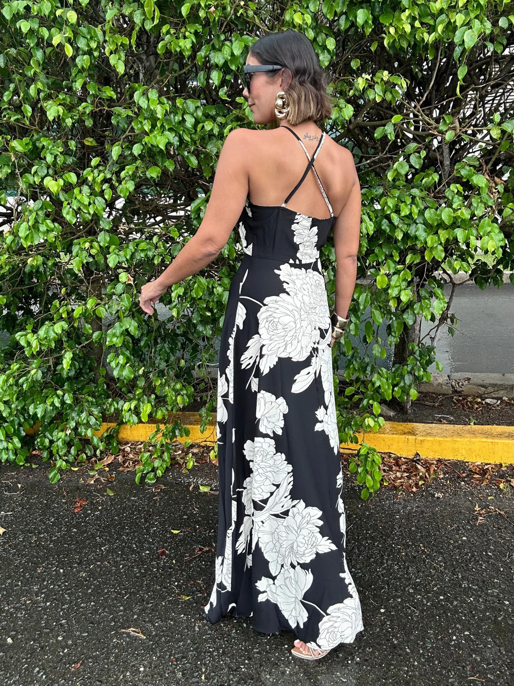 Opaline Flow Halter Maxi