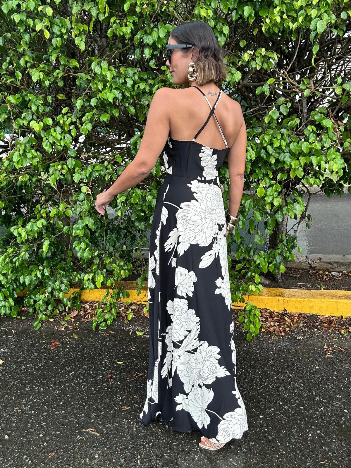 Opaline Flow Halter Maxi