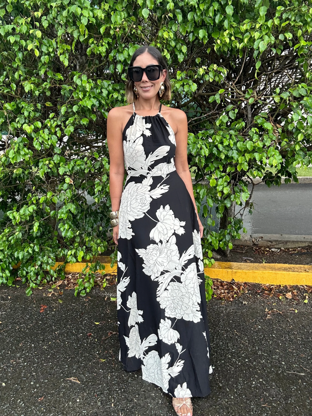 Opaline Flow Halter Maxi