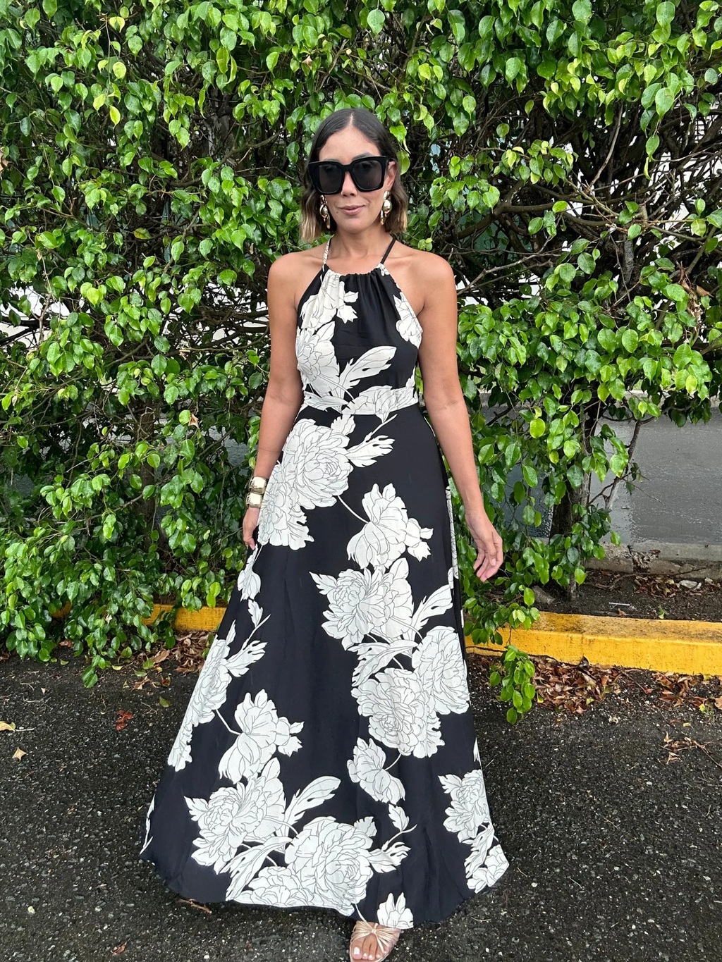 Opaline Flow Halter Maxi