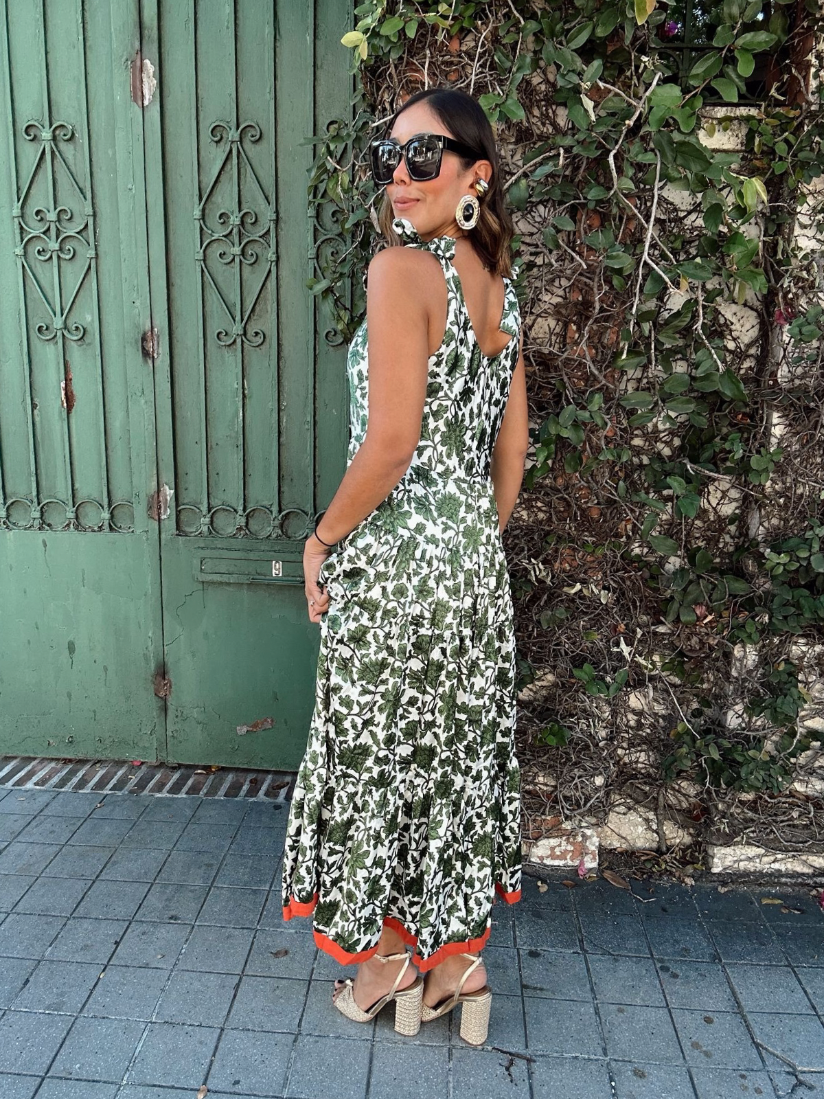 Bound by Contrast Maxi Dress