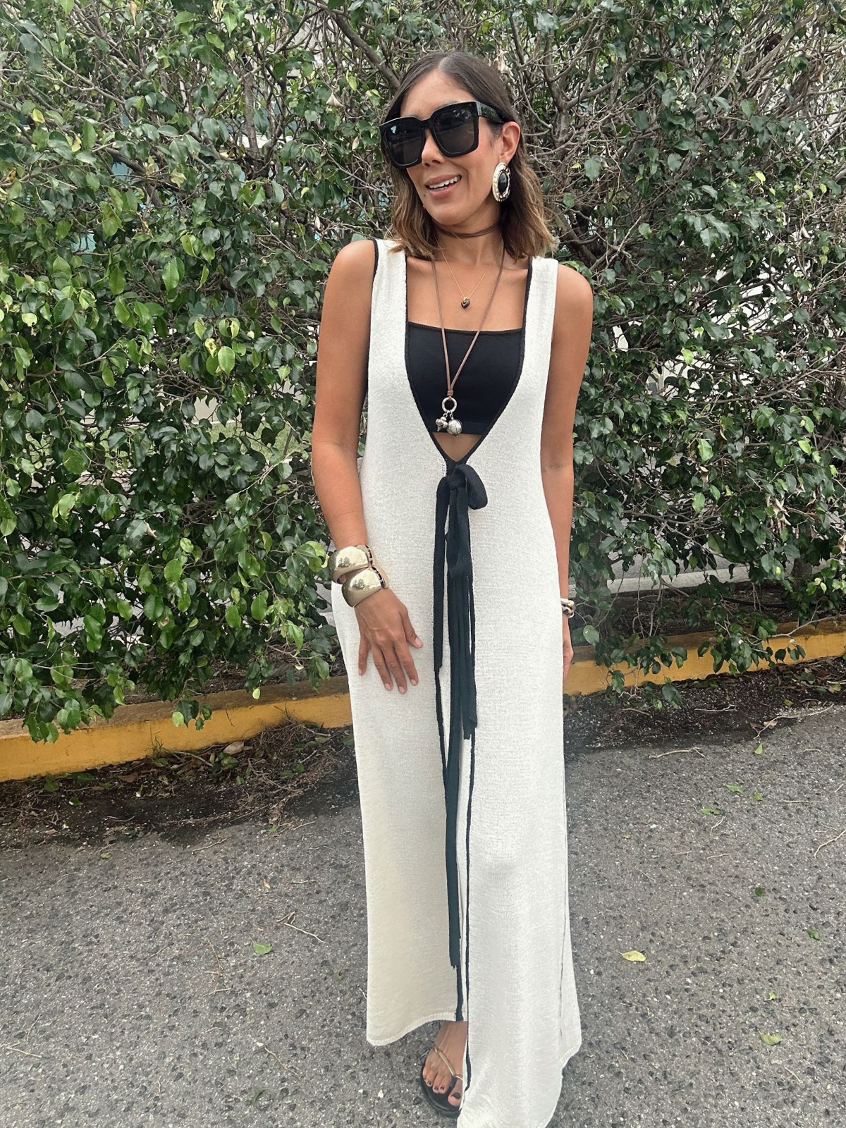 Unwritten Form Knit Maxi Dress