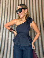 The She Means Business One Shoulder Top