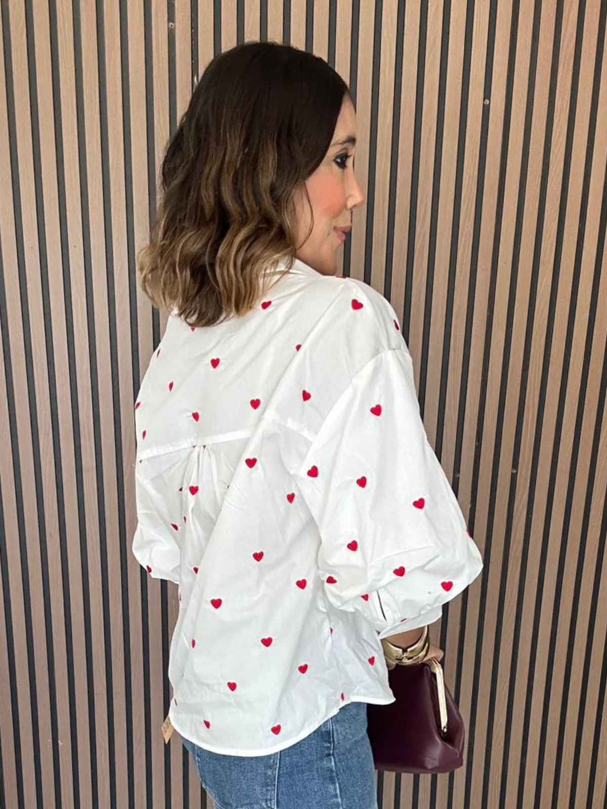 Love Language Button Down Shirt