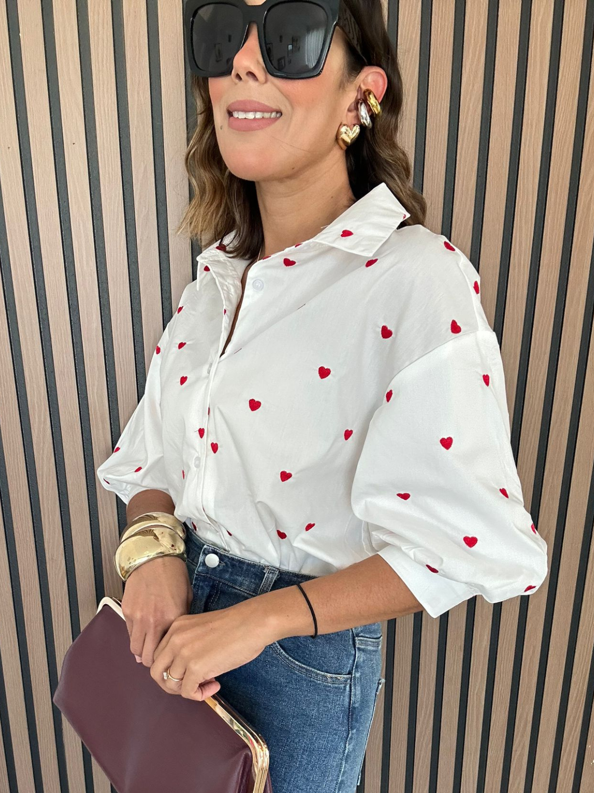 Love Language Button Down Shirt