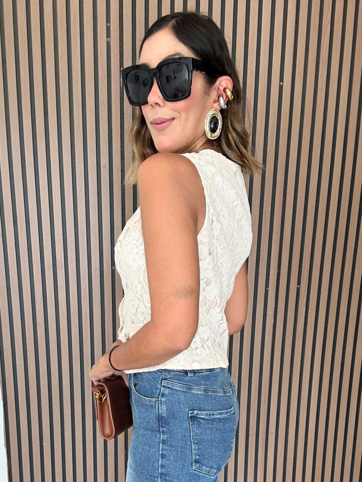 Romantically Speaking Lace Vest