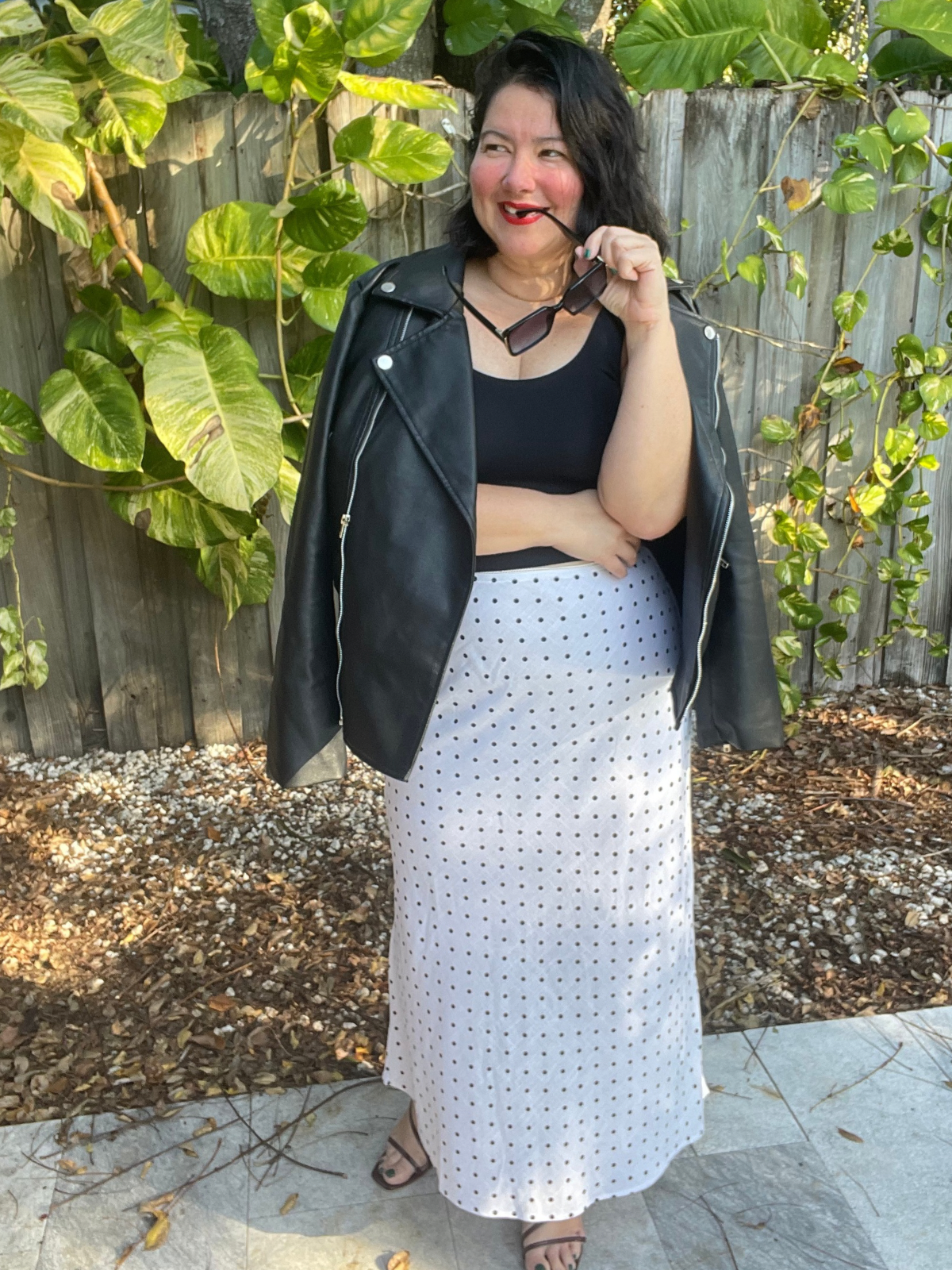 Dot by Dot Elegance Midi Skirt