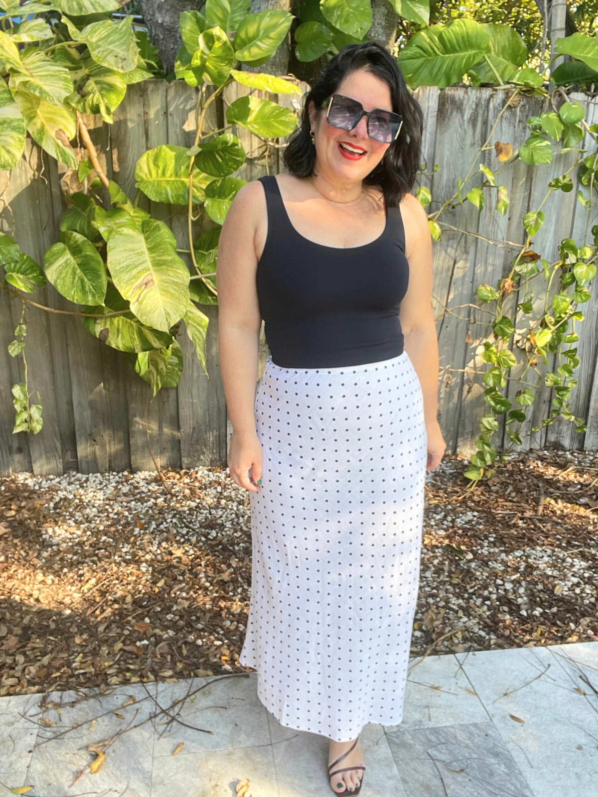 Dot by Dot Elegance Midi Skirt