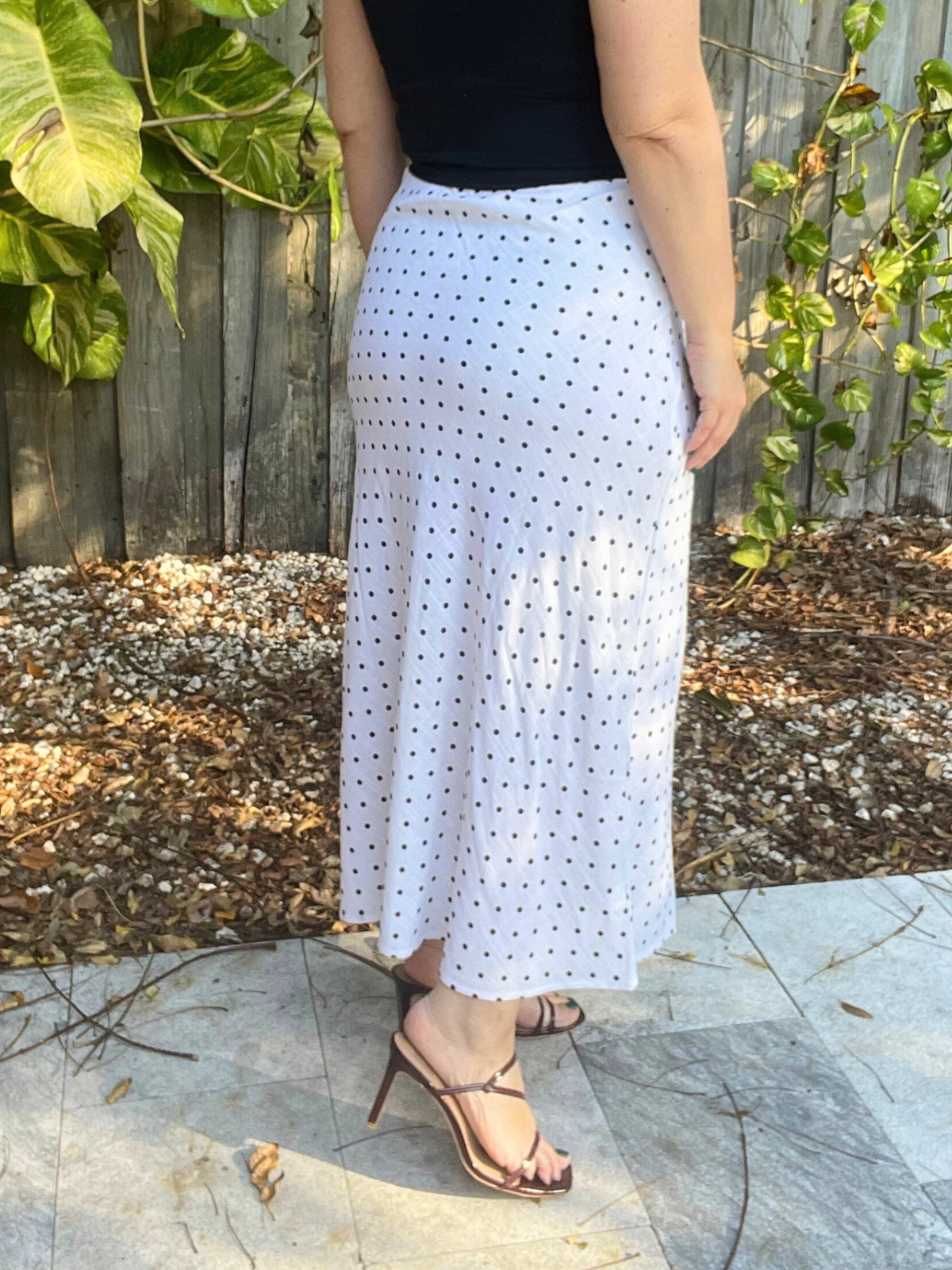 Dot by Dot Elegance Midi Skirt