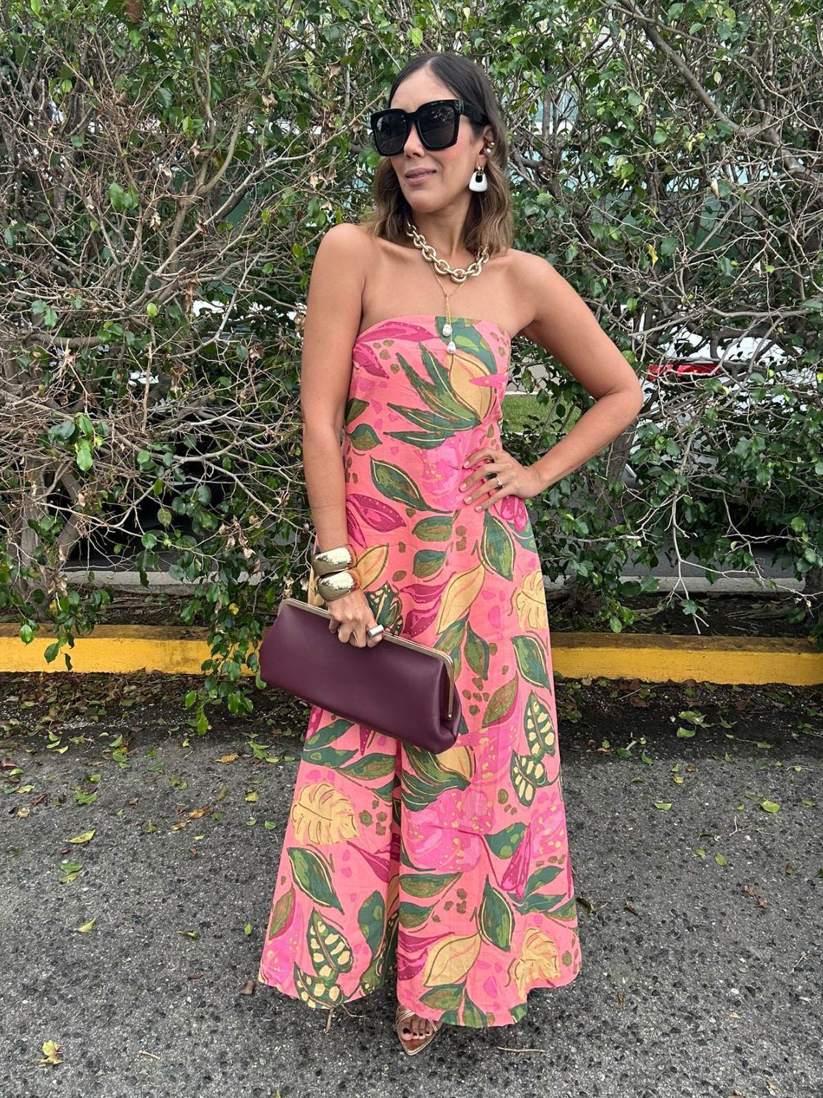 Just Like Paradise Strapless Tie Back Maxi Dress