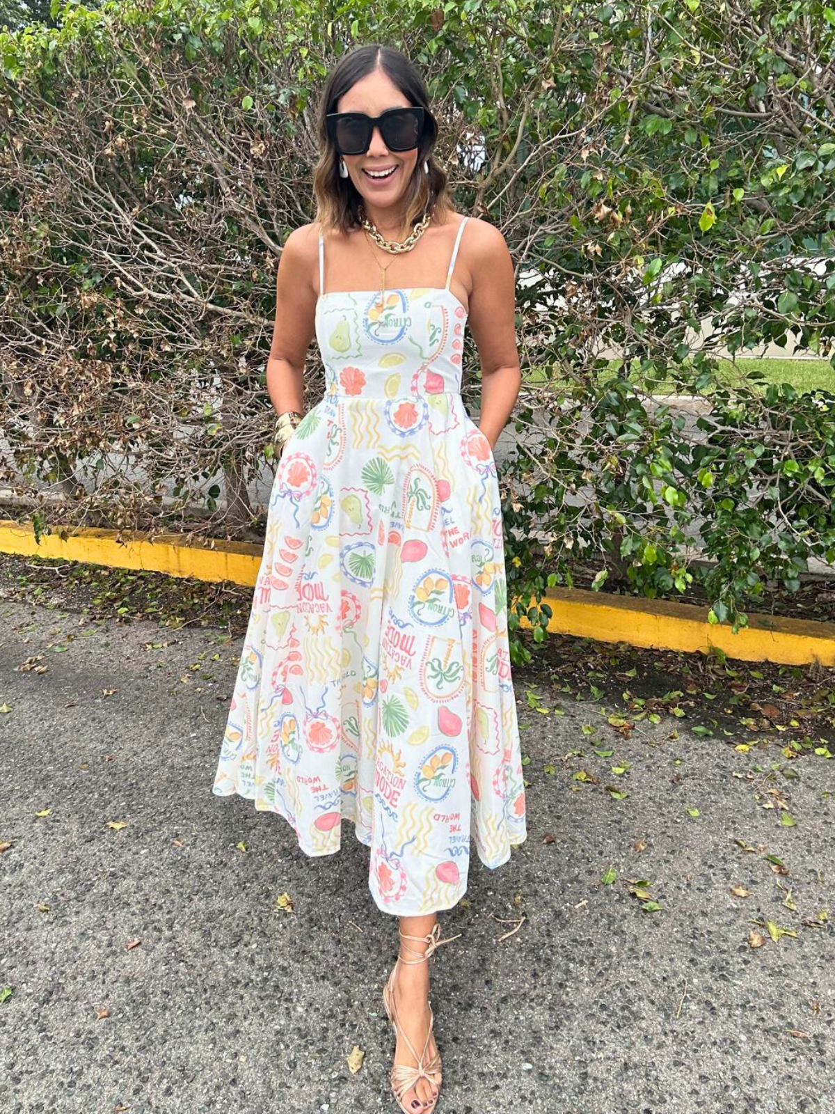 Greetings From Paradise Midi Dress