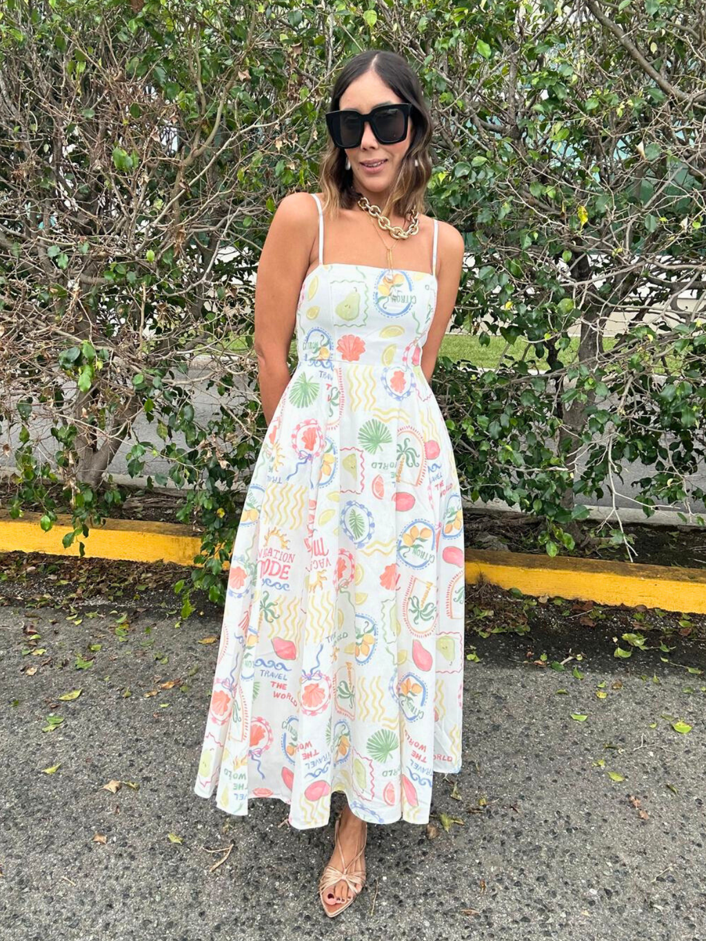 Greetings From Paradise Midi Dress